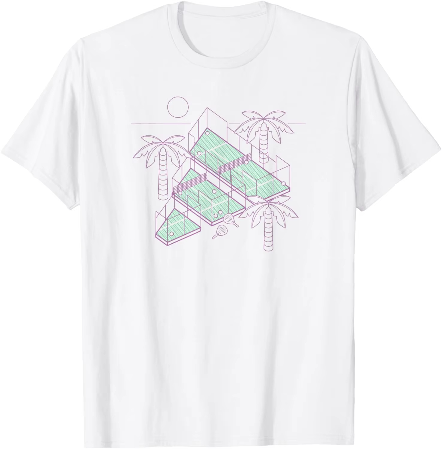 Badminton Logo - Футболка унисекс с графическим логотипом тенниса