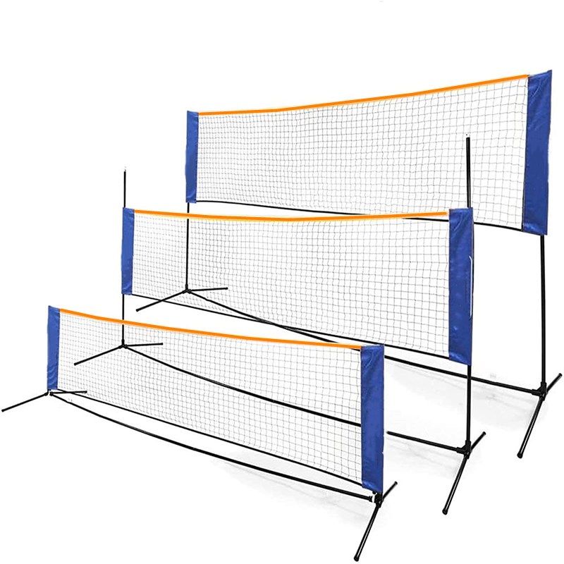 Badminton Rebound Trainer - Переносная сетка для бадминтона с регулируемой