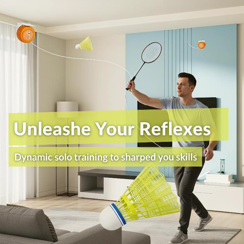 Автоматический выдвижной трена – обзор и цена Badminton Rebound Trainer
